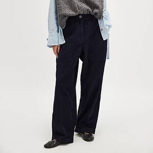 L.F.MARKEY BECKETT TROUSER NAVY